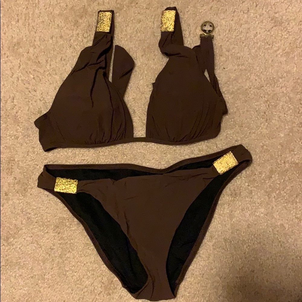 Bikini with Gold accents